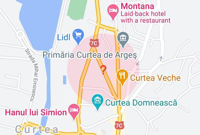 Curtea De Arges - Hotel Piscul Negru Maps