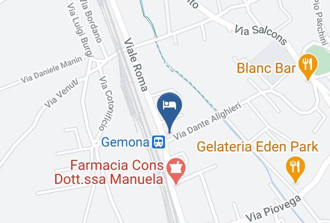 Udine - Hotel Pittini Maps
