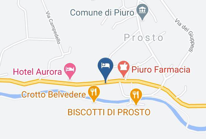 Sondrio - Hotel Piuro Maps