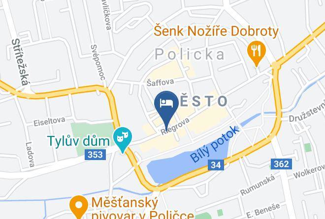Svitavy - Hotel Pivovar Maps
