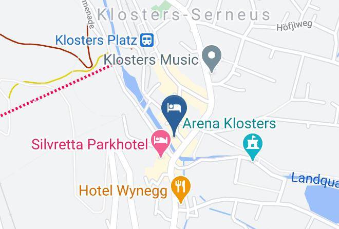 Hotel Piz Buin Klosters Map