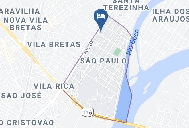 Governador Valadares - Hotel Pizzaria Spettu's Maps