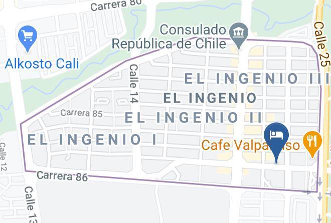 Cali - Hotel Pizzarra Cali Maps