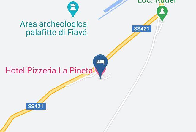 Trento - Hotel Pizzeria La Pineta Maps