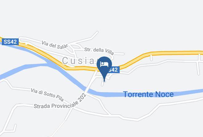 Trento - Hotel Pizzeria Niagara Maps