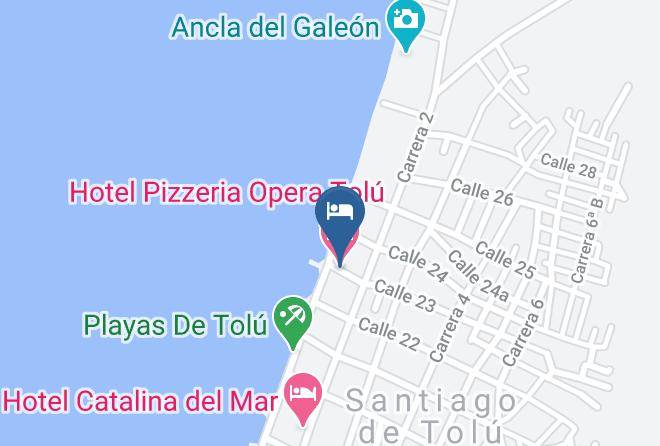 Tolu - Hotel Pizzeria Opera Tolu Maps