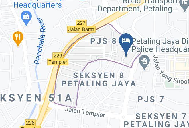 Petaling - Hotel Pj De Inn Maps