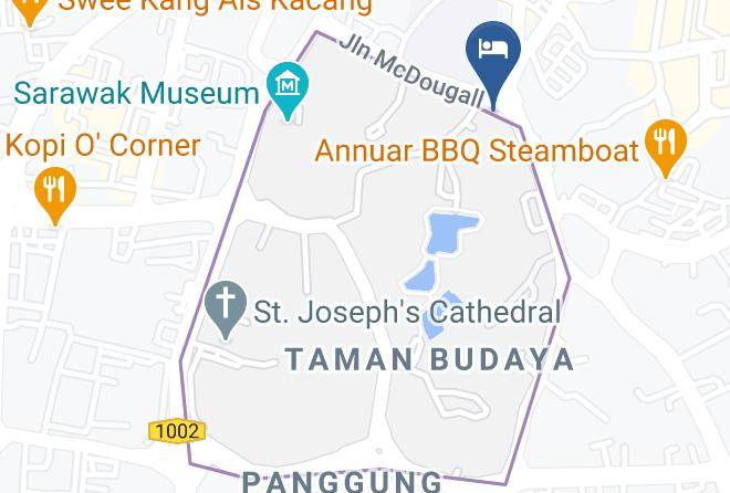 Bahagian Kuching - Fata Hotel Maps