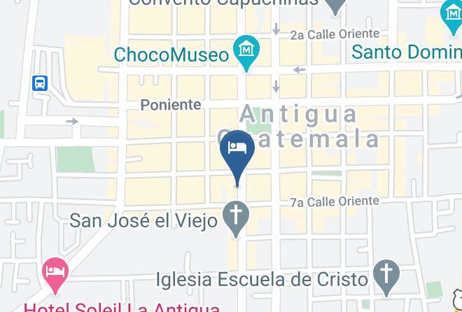 Antigua Guatemala - Hotel Placida Antigua Maps