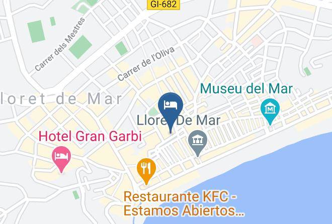 Girona - Hotel Planas Maps