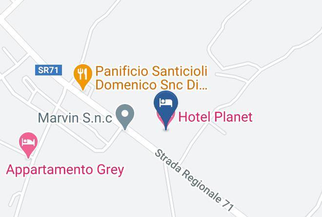 Arezzo - Hotel Planet Srl Maps
