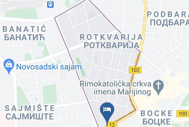 Garni Hotel Planeta Inn Map