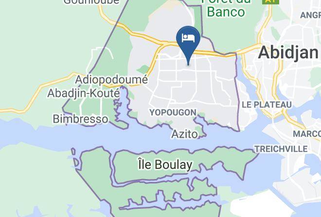 Abidjan - Hotel Plantation Maps