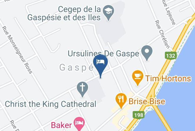 La Cote De Gaspe Regional County Municipality - Hotel Plante Maps
