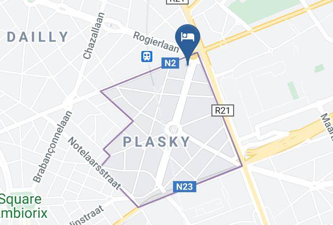 Schaerbeek - Hotel Plasky Maps