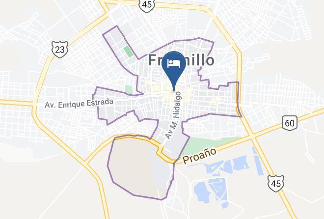 Fresnillo - Hotel Plata Maps