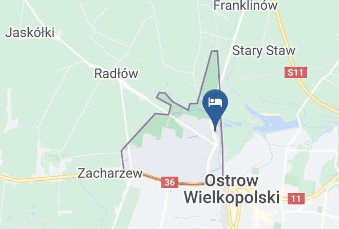 Ostrowski - Hotel Platan Maps