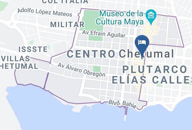 Othon P Blanco - Hotel Platas Maps