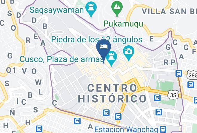 Cusco - Hotel Plateros Maps
