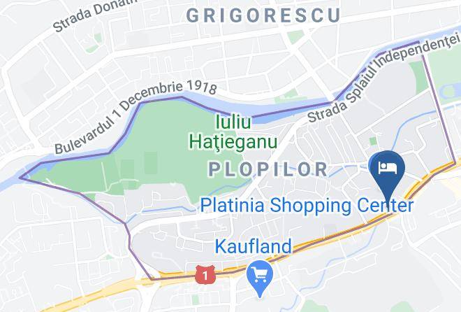 Cluj Napoca - Hotel Platinia 5 Stele Cluj Napoca Maps