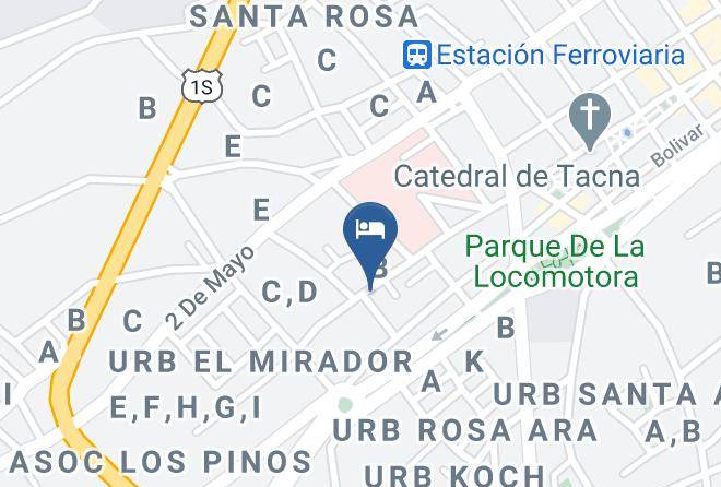 Tacna - Hotel Platinium Tacna Peru Maps