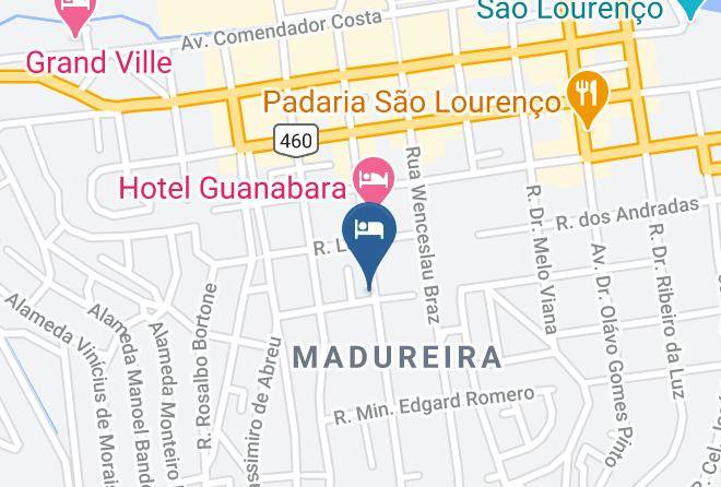 Sao Lourenco - Hotel Platino Maps