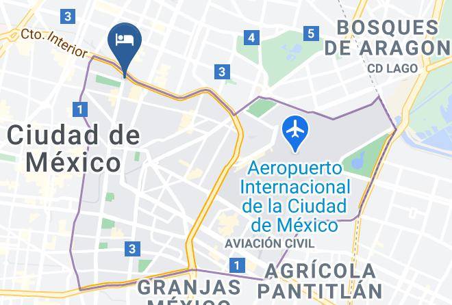 Venustiano Carranza - Hotel Platino Maps