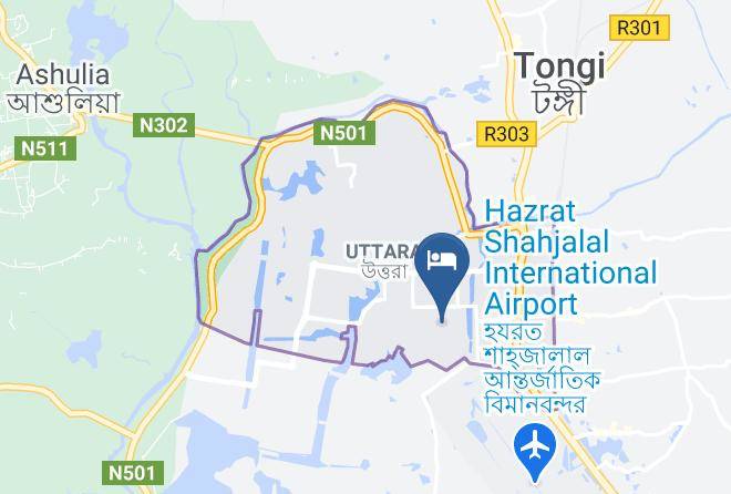 Dhaka - Hotel Platinum Maps