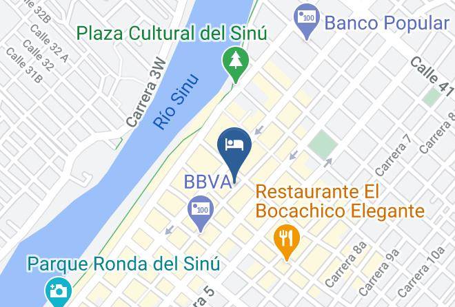 Monteria - Hotel Platinum Maps