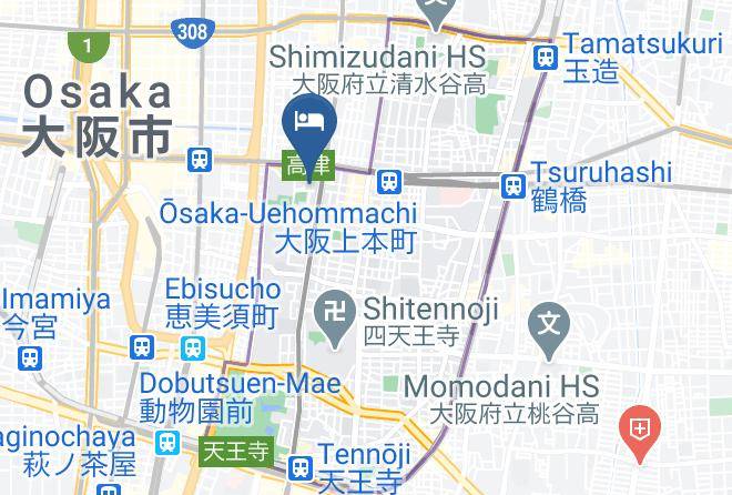 Osaka City Tennoji Ward - Hotel Platinum Maps