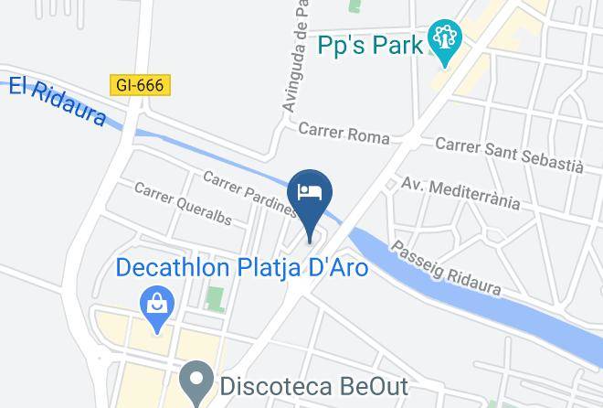 Girona - Hotel Platja D'aro Maps