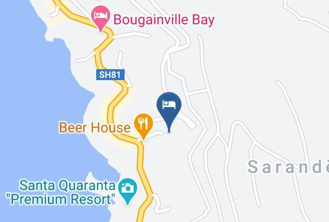 Saranda - Hotel Platon Maps