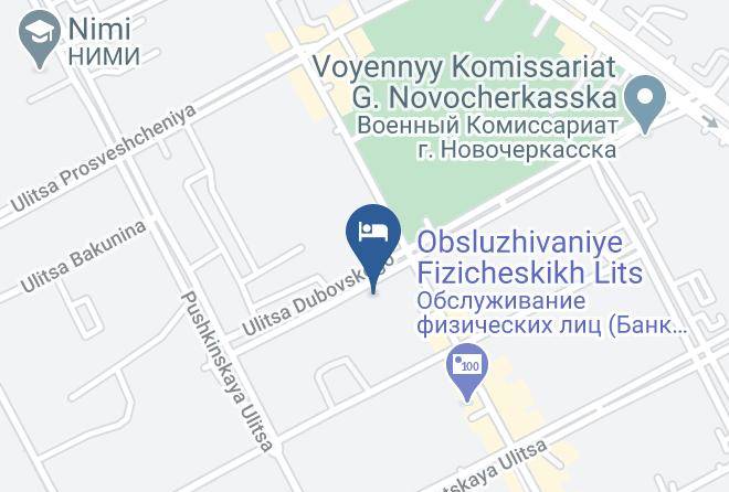 Novocherkassk - Hotel Platov Na Dubovskogo Maps