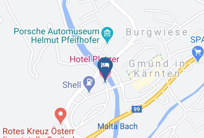 Spittal An Der Drau - Hotel Platzer Maps