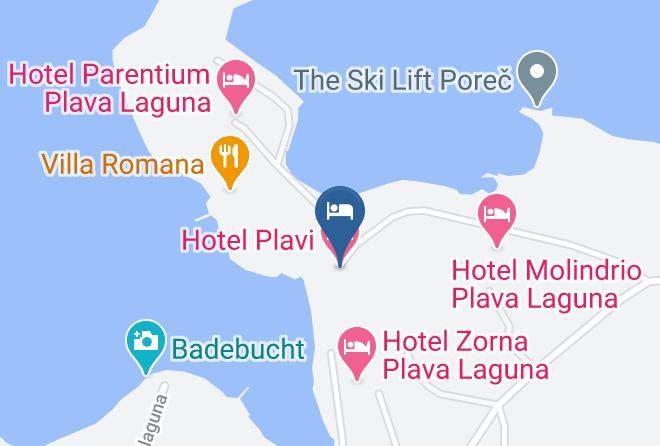 Porec - Hotel Plavi Plava Laguna Maps