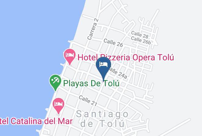 Hotel Playa Azul Map