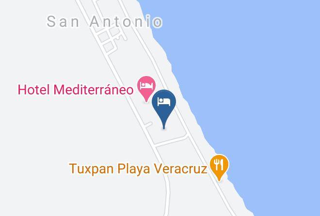 Tuxpan - Hotel Playa Azul Tuxpan Maps