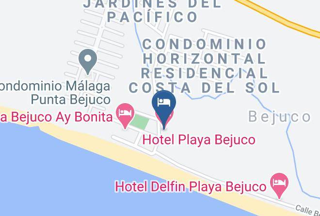 Parrita - Hotel Playa Bejuco Maps