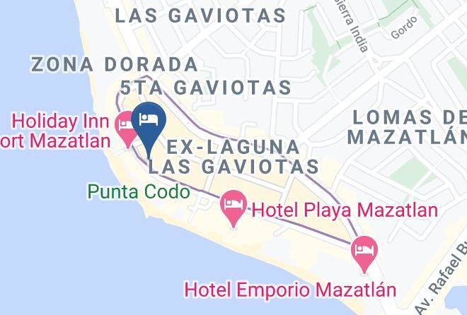 Mazatlan - Hotel Playa Bonita Maps