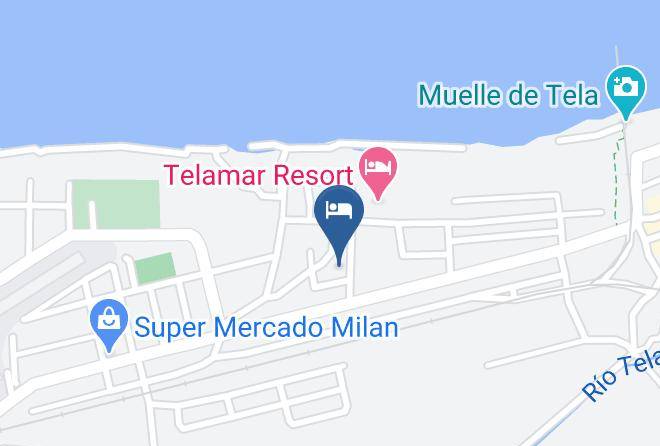 Tela - Hotel Playa Bonita Maps