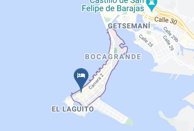 Cartagena De Indias - Hotel Playa Club Maps