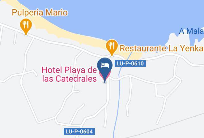 Lugo - Hotel Playa De Las Catedrales Maps