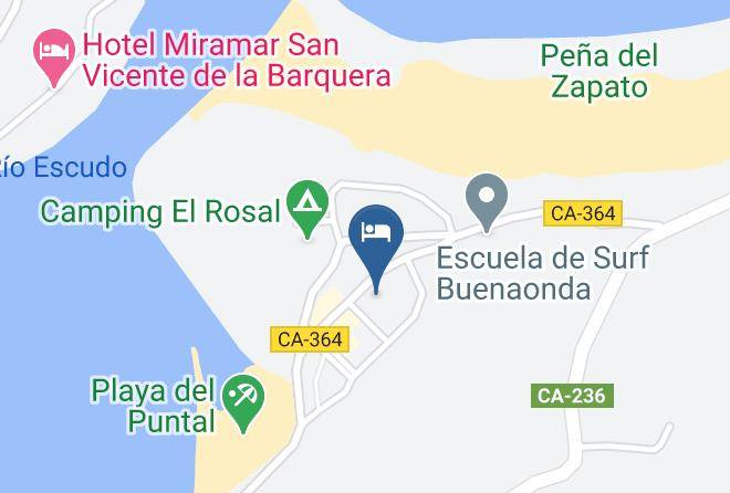 San Vicente De La Barquera La Brana - Hotel Playa De Meron Maps