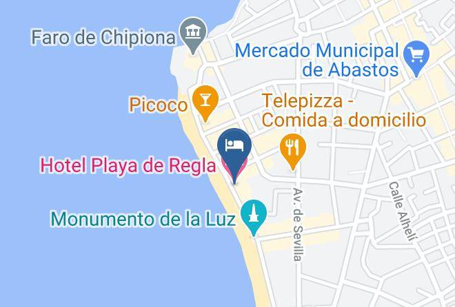 Cadiz - Hotel Playa De Regla Maps