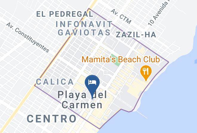 Solidaridad - Hotel Playa Del Karma Maps