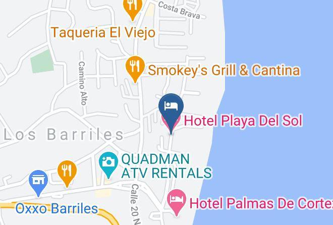 La Paz - Hotel Playa Del Sol Maps
