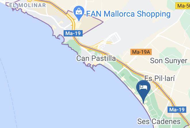 Baleares - Hotel Playa Golf Maps