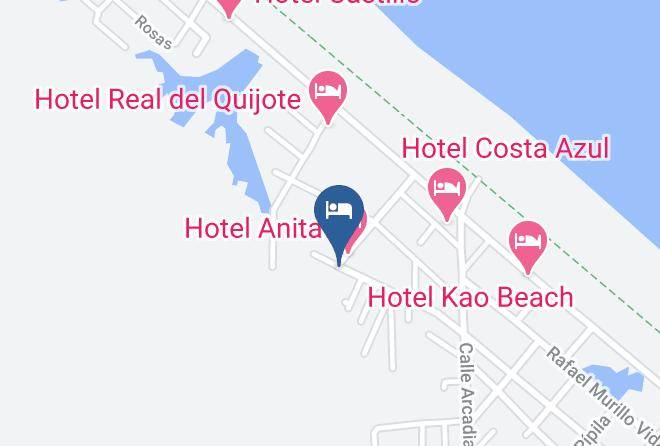 Tecolutla - Hotel Playa Krystal Maps