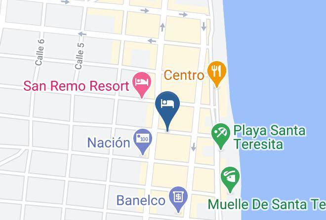 Mar Del Tuyu - Hotel Playa Maps