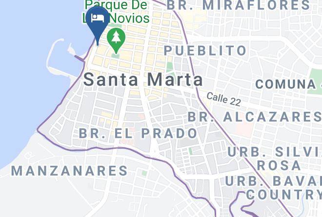 Santa Marta - Hotel Playa Mar Santamarta Maps